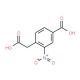 4-(Carboxymethyl)-3-nitrobenzoic acid (CAS 444667-11-2) - chemical structure image