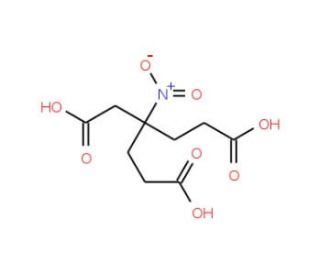 4-(carboxymethyl)-4-nitroheptanedioic acid - chemical structure image