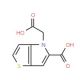 4-Carboxymethyl-4H-thieno[3,2-b]pyrrole-5-carboxylic acid - chemical structure image
