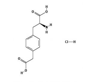 4-Carboxymethylphenylalanine Hydrocholoride (CAS 1803572-24-8) - chemical structure image