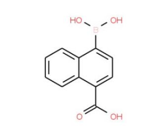 4-Carboxynaphthalene-1-boronic acid (CAS 332398-57-9) - chemical structure image