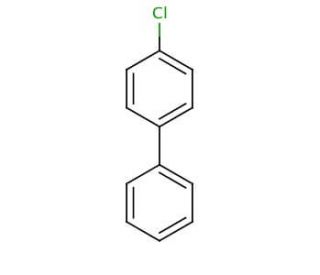 4-Chloro-1,1&prime;-biphenyl (CAS 2051-62-9) - chemical structure image