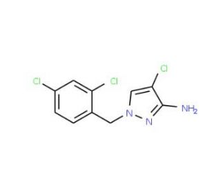4-Chloro-1-(2,4-dichloro-benzyl)-1H-pyrazol-3-ylamine - chemical structure image
