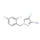 4-Chloro-1-(2,4-dichloro-benzyl)-1H-pyrazol-3-ylamine - chemical structure image