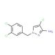 4-chloro-1-(3,4-dichlorobenzyl)-1H-pyrazol-3-amine - chemical structure image