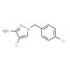 4-Chloro-1-(4-chloro-benzyl)-1H-pyrazol-3-ylamine - chemical structure image