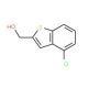 (4-Chloro-1-benzothiophen-2-yl)methanol - chemical structure image