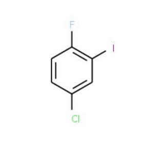 4-Chloro-1-fluoro-2-iodobenzene (CAS 116272-42-5) - chemical structure image