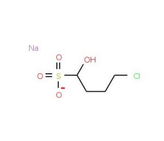 4-Chloro-1-hydroxy-1-butane sulfonate sodium (CAS 54322-20-2) - chemical structure image