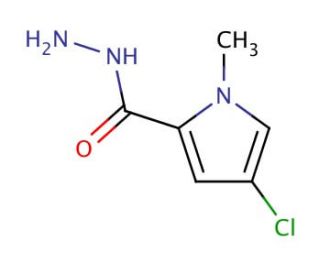 4-chloro-1-methyl-1H-pyrrole-2-carbohydrazide - chemical structure image