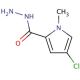 4-chloro-1-methyl-1H-pyrrole-2-carbohydrazide - chemical structure image