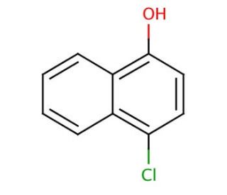4-Chloro-1-naphthol (CAS 604-44-4) - chemical structure image