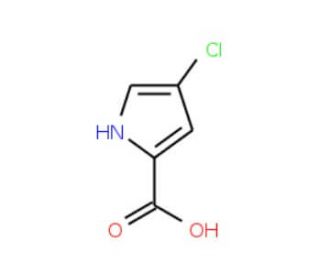 4-chloro-1H-pyrrole-2-carboxylic acid (CAS 27746-03-8) - chemical structure image