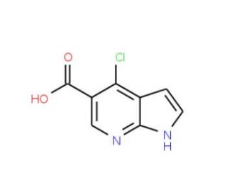 4-Chloro-1H-pyrrolo[2,3-b]pyridine-5-carboxylic acid (CAS 920966-03-6) - chemical structure image