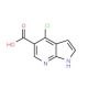 4-Chloro-1H-pyrrolo[2,3-b]pyridine-5-carboxylic acid (CAS 920966-03-6) - chemical structure image
