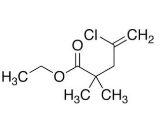 4-Chloro-2,2-dimethyl-4-pentenoic Acid Ethyl Ester (CAS 118427-36-4) - chemical structure image