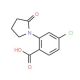 4-chloro-2-(2-oxopyrrolidin-1-yl)benzoic acid - chemical structure image
