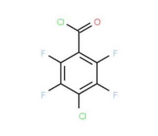 4-Chloro-2,3,5,6-tetrafluorobenzoyl chloride (CAS 145572-10-7) - chemical structure image