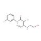 4-Chloro-2-(3-chlorophenyl)-5-[(2-hydroxyethyl)-amino]-3(2H)-pyridazinone - chemical structure image