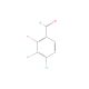 4-Chloro-2,3-difluorobenzaldehyde (CAS 1160573-23-8) - chemical structure image