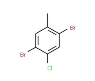 4-Chloro-2,5-dibromotoluene (CAS 28667-41-6) - chemical structure image