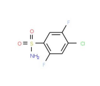 4-Chloro-2,5-difluorobenzenesulfonamide - chemical structure image