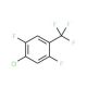4-Chloro-2,5-difluorobenzotrifluoride - chemical structure image