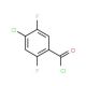 4-Chloro-2,5-difluorobenzoyl chloride (CAS 132794-08-2) - chemical structure image