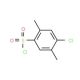 4-Chloro-2,5-dimethylbenzenesulfonyl chloride (CAS 88-49-3) - chemical structure image