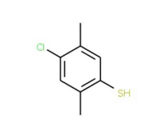4-Chloro-2,5-dimethylthiophenol (CAS 59962-29-7) - chemical structure image