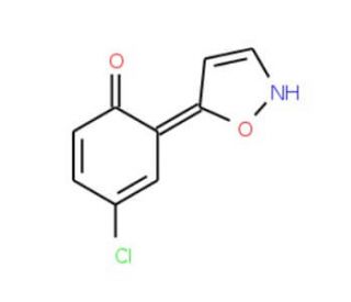 4-Chloro-2-(5-isoxazolyl)phenol (CAS 86176-56-9) - chemical structure image