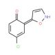 4-Chloro-2-(5-isoxazolyl)phenol (CAS 86176-56-9) - chemical structure image