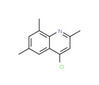 4-Chloro-2,6,8-trimethylquinoline (CAS 87602-66-2) - chemical structure image
