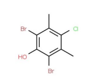 4-Chloro-2,6-dibromo-3,5-dimethylphenol (CAS 175204-32-7) - chemical structure image