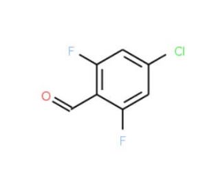 4-Chloro-2,6-difluorobenzaldehyde (CAS 252004-45-8) - chemical structure image