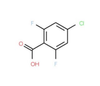 4-Chloro-2,6-difluorobenzoic acid (CAS 196194-58-8) - chemical structure image