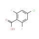 4-Chloro-2,6-difluorobenzoic acid (CAS 196194-58-8) - chemical structure image
