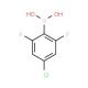 4-Chloro-2,6-difluorophenylboronic acid (CAS 925911-61-1) - chemical structure image
