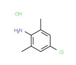 4-Chloro-2,6-dimethylaniline hydrochloride (CAS 5769-32-4) - chemical structure image