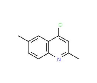4-Chloro-2,6-dimethylquinoline (CAS 6270-08-2) - chemical structure image