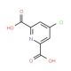 4-Chloro-2,6-pyridinedicarboxylic acid (CAS 4722-94-5) - chemical structure image