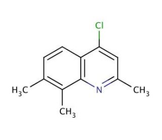 4-Chloro-2,7,8-trimethylquinoline (CAS 78509-29-2) - chemical structure image