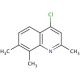 4-Chloro-2,7,8-trimethylquinoline (CAS 78509-29-2) - chemical structure image
