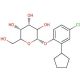4-Chloro-2-cyclopentylphenyl-β-D-galactopyranoside (CAS 24718-43-2) - chemical structure image