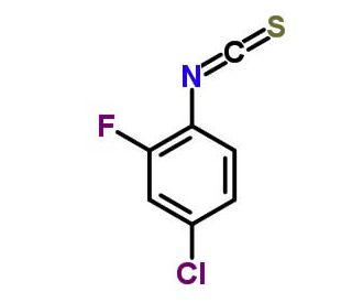 4-Chloro-2-fluorophenyl isothiocyanate (CAS 68034-69-5) - chemical structure image