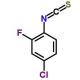 4-Chloro-2-fluorophenyl isothiocyanate (CAS 68034-69-5) - chemical structure image