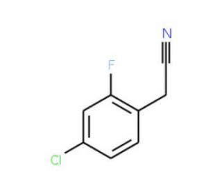 4-Chloro-2-fluorophenylacetonitrile (CAS 75279-53-7) - chemical structure image