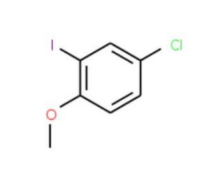4-Chloro-2-iodoanisole (CAS 52807-27-9) - chemical structure image