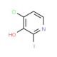 4-Chloro-2-iodopyridin-3-ol (CAS 188057-56-9) - chemical structure image