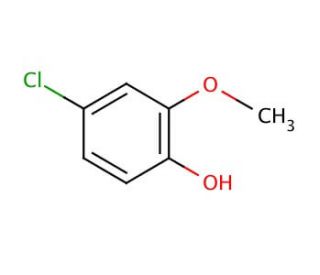 4-Chloro-2-methoxyphenol (CAS 16766-30-6) - chemical structure image